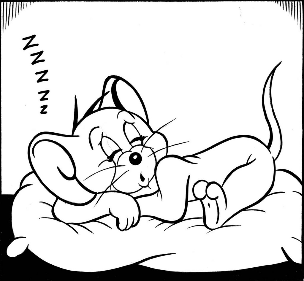 jerry coloring pages