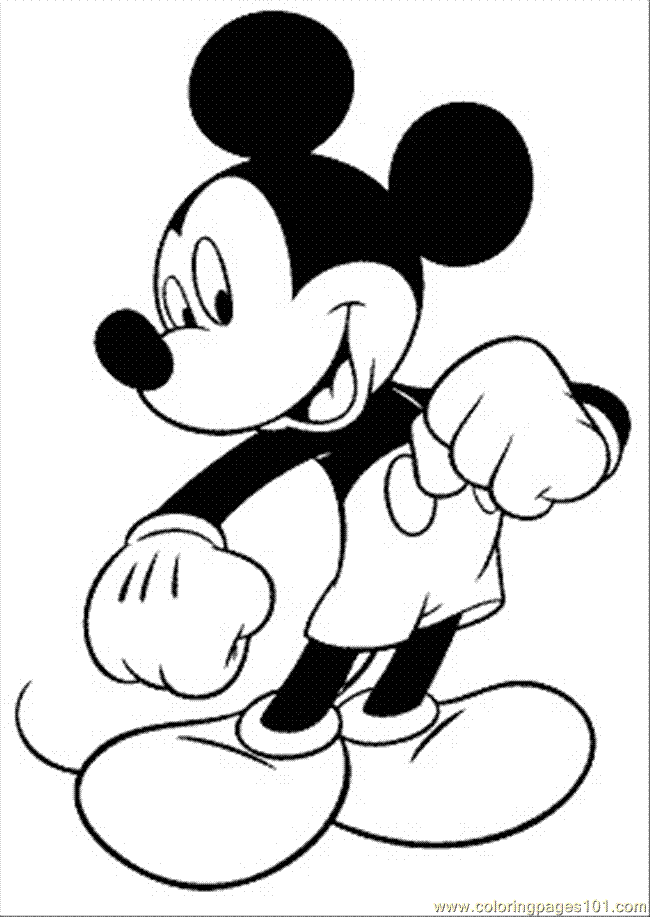 Mickey Mouse Coloring Pages 25