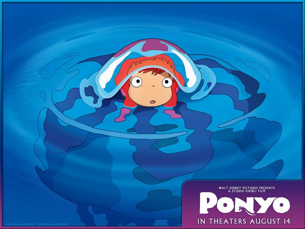 Ponyo Wallpaper 1024x768