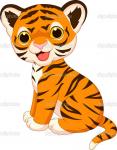 baby tiger cartoon