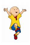 Caillou happy cover