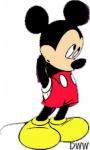 mickey Mouse coy