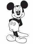 Mickey Mouse Coloring Pages 7
