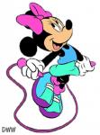 minnie Mouse to jump rope
