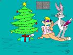 lola bunny bugs bunny merry christmas
